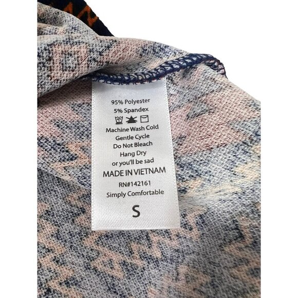 LulaRoe Cassie Women's A Line Navy Blue Skirt - Picture 7 of 7